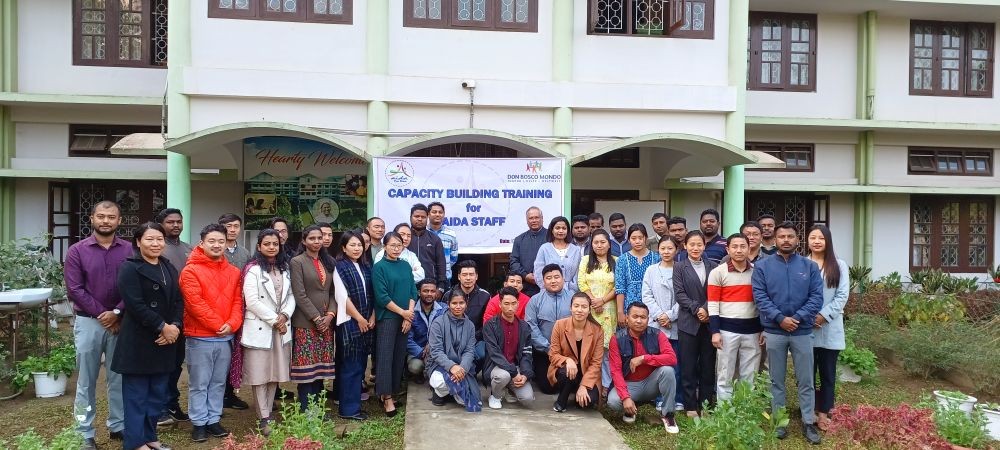ANMA Integrated Development Association (AIDA), the development wing of Salesians of Don Bosco Dimapur Province conducted a seven-day capacity building training for 42 programme managers, project coordinators, project managers and project officers from January 13 to 19. The training was held at the AIDA Head Office, Don Bosco Campus, Dimapur. The resource persons were Rev Fr Roy George, Rev Fr N Angel Kuldeep, Dr Anna Lungbila, Joseph Mathew, Lanthou Mark Gonmei and Garrol Lotha. Rev Fr Roy George, Executive Director, AIDA briefed on the purpose of the training.